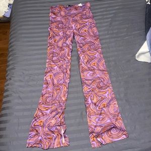 Zara Patterned Flared Pants